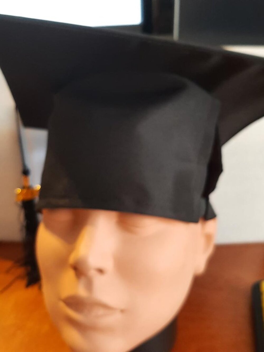 Unisex Adult Matte Graduation Cap and Tassel 2026 Black
